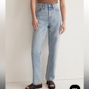 Madewell Baggy Straight Jeans